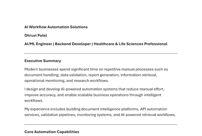 automate business workflows using ai and llms